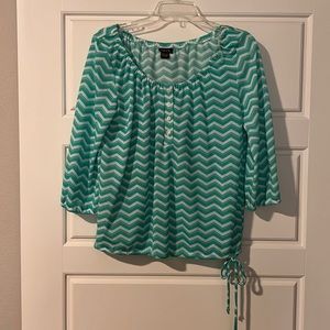 Womens 3/4 length blouse
